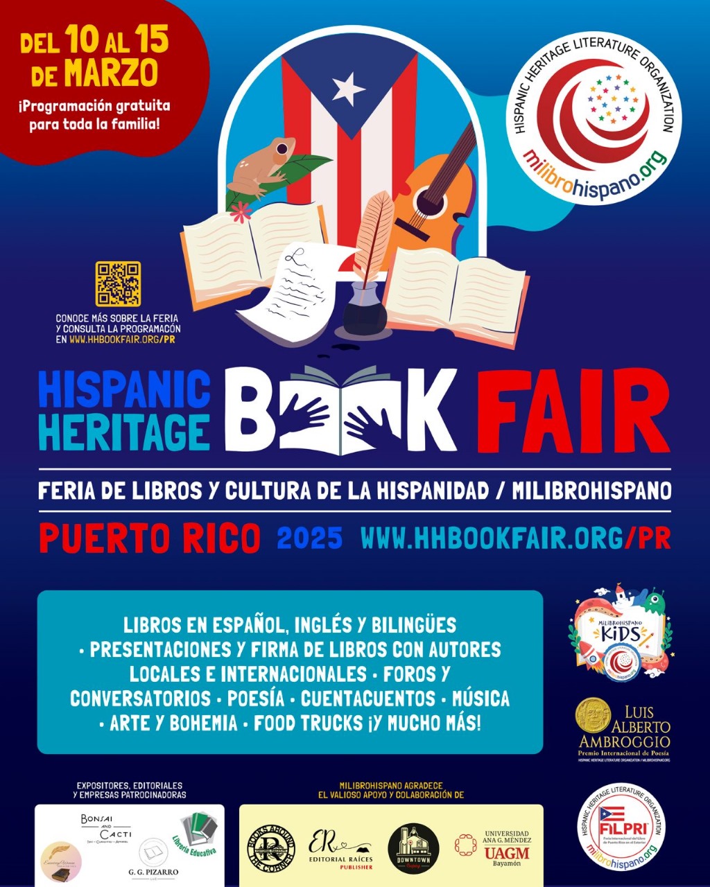 1ra Feria de Libros Anual de la Herencia Hispana – Puerto Rico